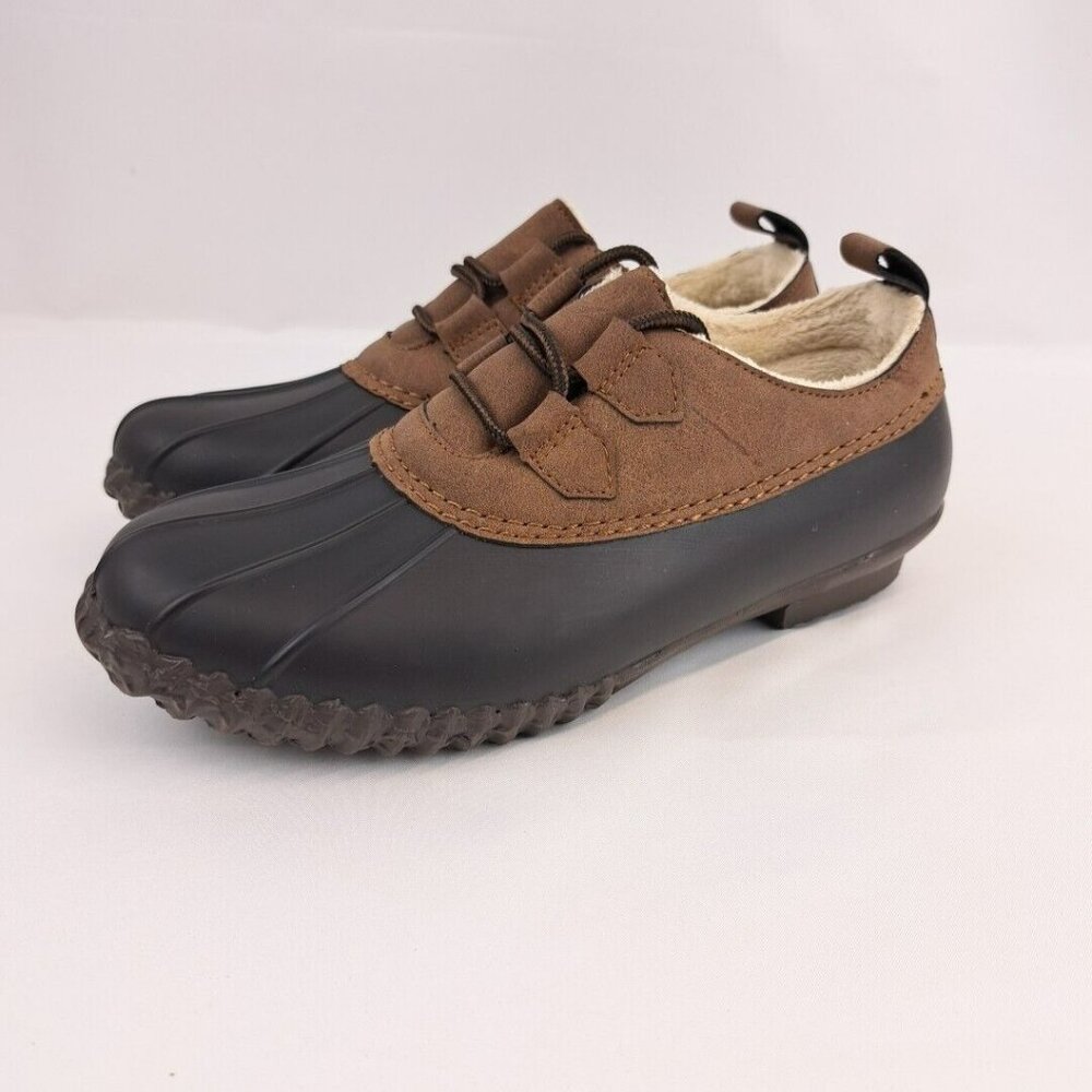 Womens JBU By Jambu Glenda Brown Weather Ready Rain Rubber Shoes Size 6.5 M
